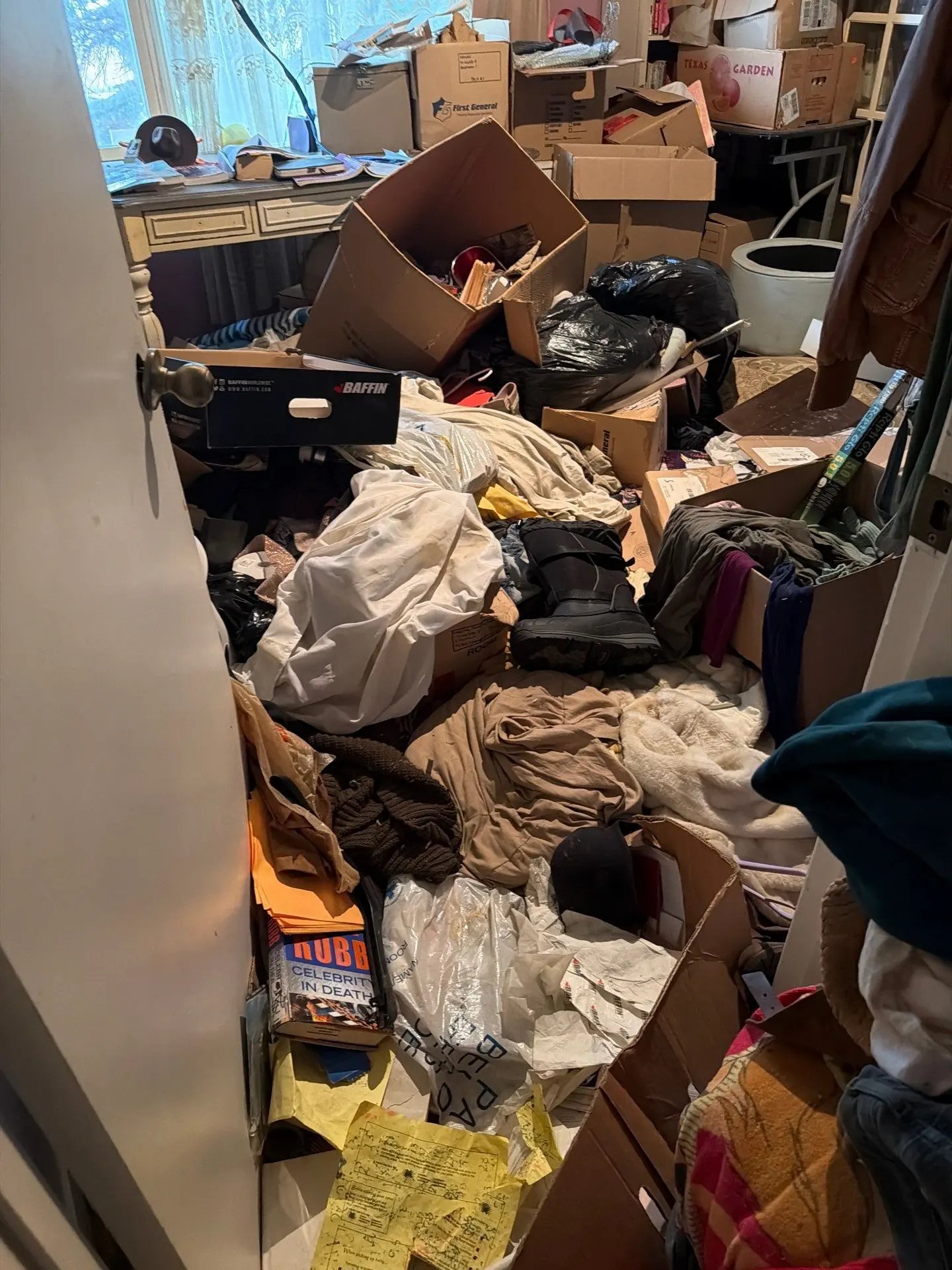 hoarded room